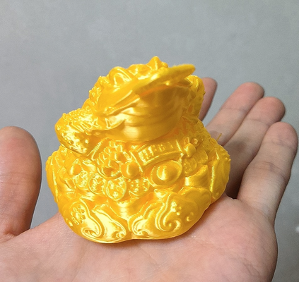 oro sapo of fortuna by evan76 arte modelos dorado riqueza atrayendo 3d print model - Mito3D