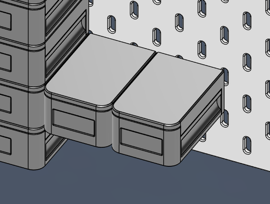 ikea skadis piccolo v2 by jimmiboy youtube utensili organizzatori ikeaskadis sk dis organizzatore conservazione scatola immagazzinaggio piccola 3d print model - Mito3D