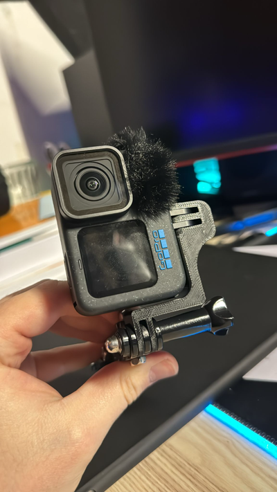 gopro kahraman 12 dikey binmek by marco dettenkofer hobi kendin yap spor açık havada hero12 makara 3d print model - Mito3D