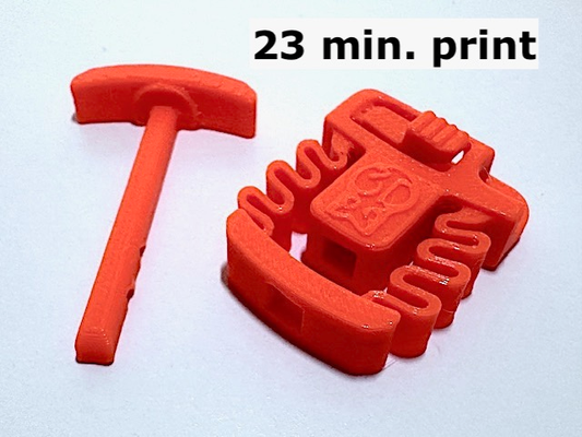 cool launcher - print & play by nxtgnprthub miniatures in place nosupport loader toy gun hopper 3d print model - Mito3D