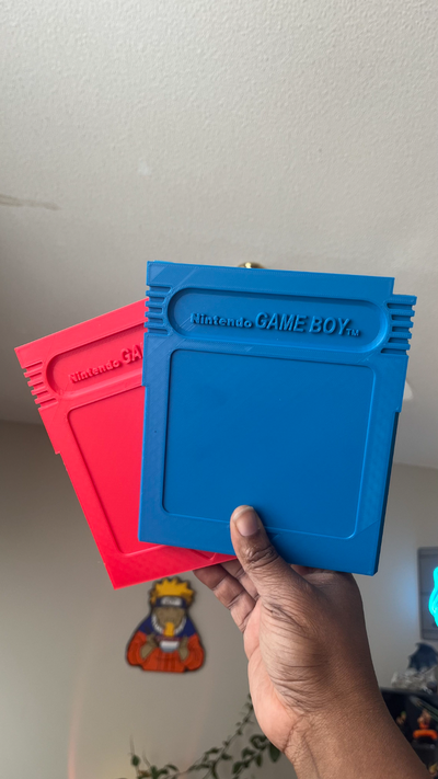 game boy parede arte rótulos atualizar by lee tóquio casa decoração pokémon nerd 90s vermelho azul amarelo ouro 3d print model - Mito3D