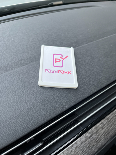 parking tag easypark telepass by ungarelli tools organizers parkingsign car accessories automobile 3d print model - Mito3D