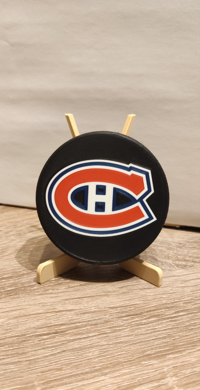 montreal kanadalılar disk nhl by carlson sanat işaretler logolar hokey logo işaret dekor dekorasyonlar dekorasyon eğlence hayran 3d print model - Mito3D