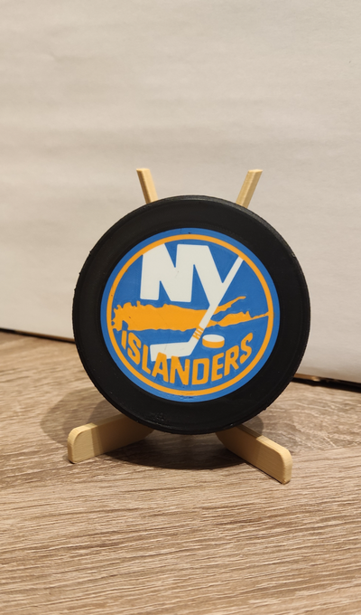 york adalılar disk nhl by carlson sanat işaretler logolar hokey dekor dekorasyon eğlence hayran logo işaret 3d print model - Mito3D