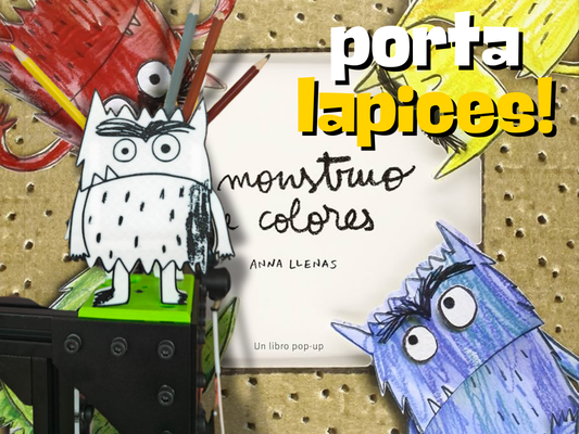 el monstruo colores portalapices by julianfj ménage bureau gamins stylo livre couleur monstre enfant crayon monstro montessori 3d print model - Mito3D