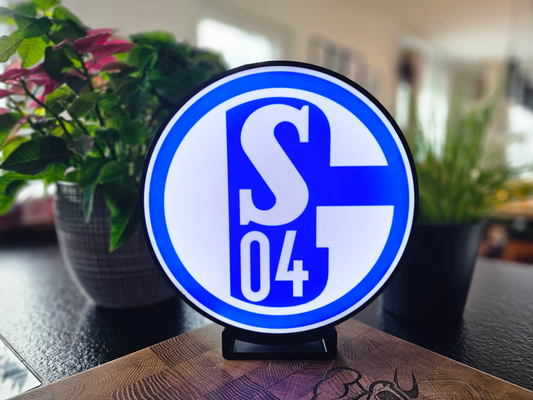 fc schalke 04 lightbox remixed by fluidman art signs & logos light football led s04 3d print model - Mito3D