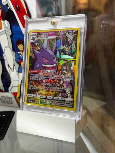 negociação cartão ficar pé by subtipo brinquedos jogos tcg pokémon 75 pt exibição ultra pró suporte magia recolhimento 3d print model - Mito3D