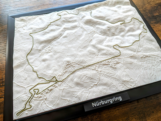 bucle norte nurburgring 3d mini grande by jarvijar arte esculturas n rburgring f1 deportes motor automovilismo pista alemania miniatura montaña colinas paisaje topo topografía mapa europa europeo grandioso prix 24h 24hours carrera resistencia histórico geografía terreno ciudad nurburg alemán 3d print model - Mito3D