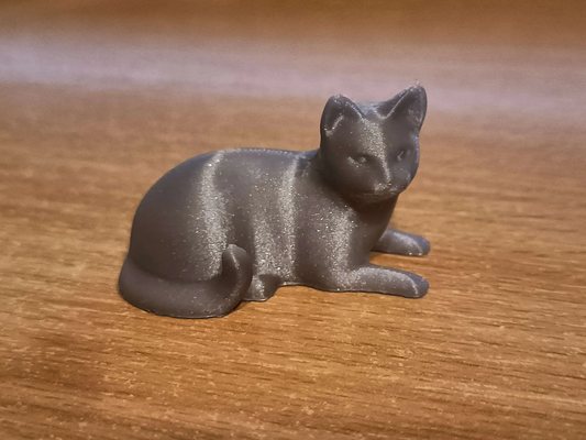 cat lying by mcolasuonno art sculptures cute girl boy pet animal trending 3d print model - Mito3D