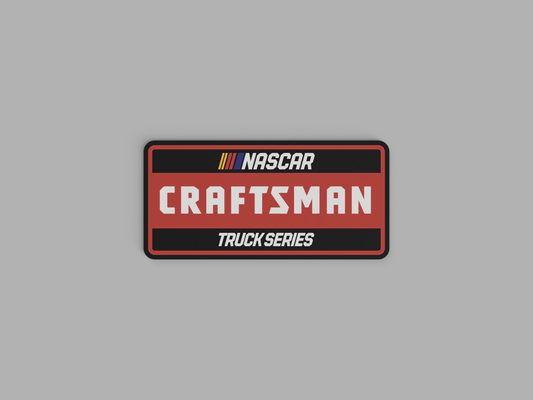 nascar artisan camion séries signe by jkhutchking art 2d courses mur sports 3d print model - Mito3D