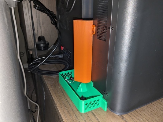bambu lab printer poop chute basket by troysterr 3d accessories bambulab poopchute 3d print model - Mito3D