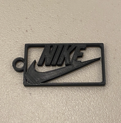 nike keychain easy to print 30 minutes decor by mayermatthew06 fashion models air jordan accessories accessory quick no support cool trendy popular dad boy small art fun chain balck hot 3d adidas 3d print model - Mito3D