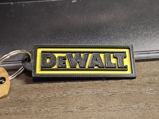 dewalt porte clés by chapo3 outils clé bague outil 3d print model - Mito3D