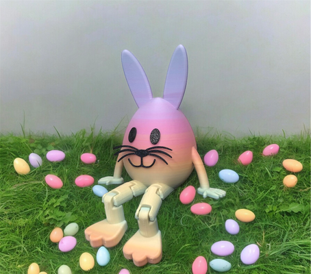 pasqua coniglietto by lentopoke 39 s officina giocattoli giochi personaggi rabit ams colore multy ragazzi divertimento cestino carina regalo arredamento design casa uova articolato flessibile animale 3d print model - Mito3D