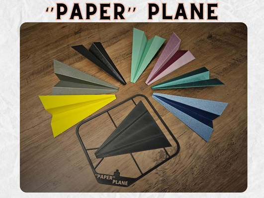 kit carta 39 aereo stampe piatto piega by caterina doucet giocattoli giochi kitcard 3d print model - Mito3D