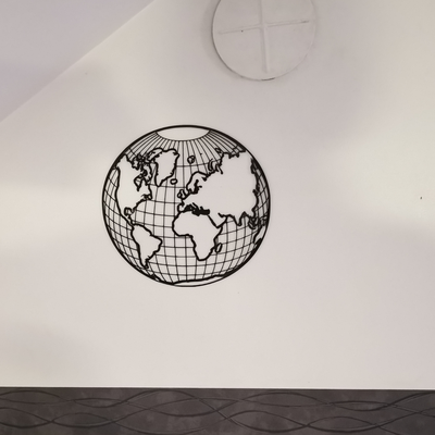 2d terre wall hang art by alpha3d 2024 mur pendre organisateur esthétique 3d print model - Mito3D