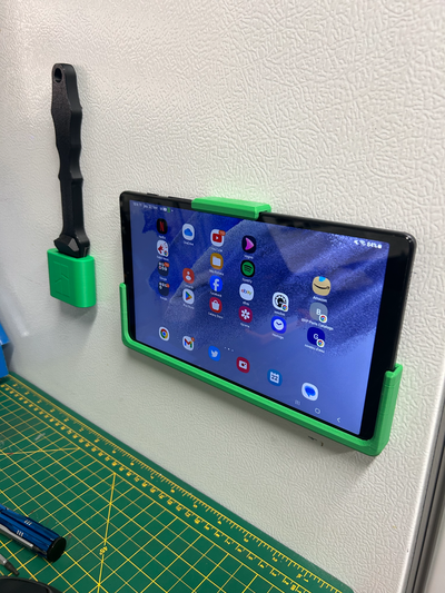 samsung galaxis tab a1 stand mauer montieren neu gemischt by jf marinaoka werkzeuge veranstalter a13 tablette zubehörteil 3d print model - Mito3D