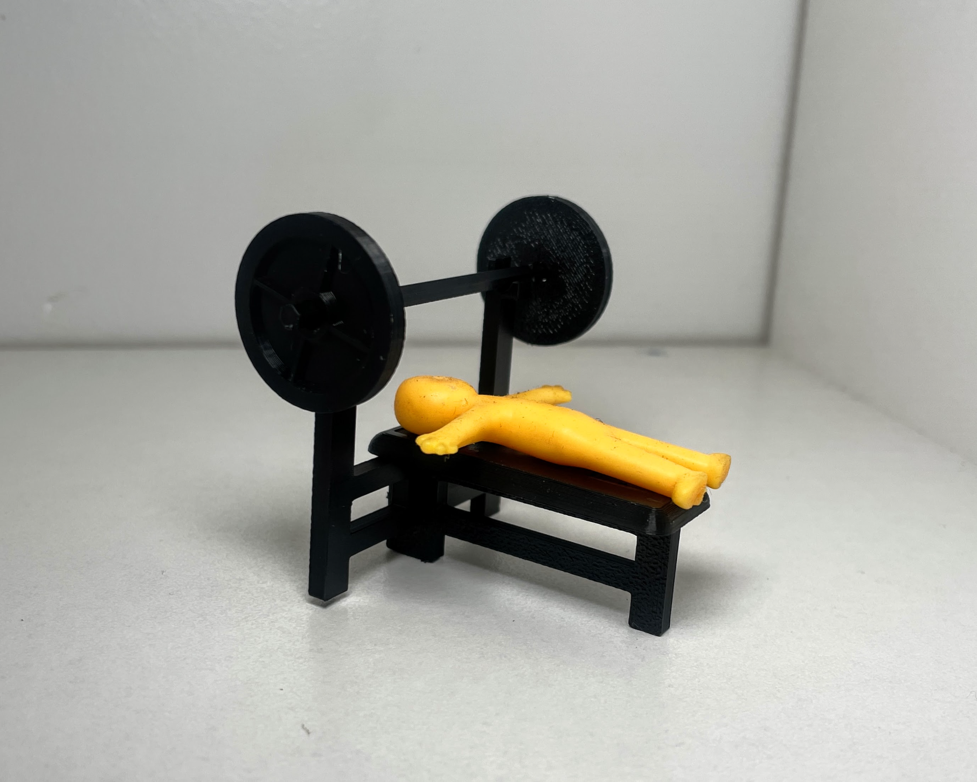 bench press kit card by cartyski miniatures kitcard 3D print model - Mito3D