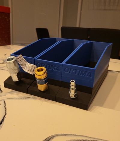 anzeige box luft koppler 1 4 zoll by kk20100kk werkzeuge veranstalter vitrine luftarmaturen luftkoppler 3d print model - Mito3D