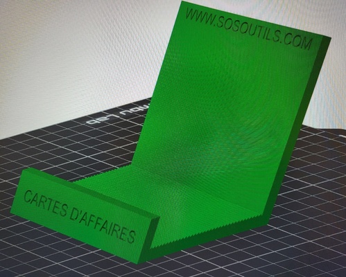 unternehmen karte einfach stand by kk20100kk haushalt büro geschäftskartenhalter kartenhalter 3d print model - Mito3D