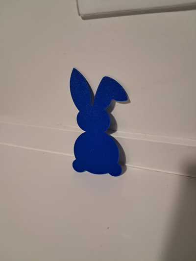 lapin pochoir by lati90 art 2d 3d print model - Mito3D