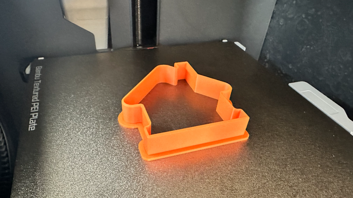 haus plätzchen cutter by michal 3dtisk haushalt dekor ingwer brot 3d print model - Mito3D