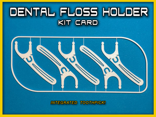 dentale filo interdentale titolare supporto kit carta by wing art domestico casa modelli spazzolino porta dente scatola spazzola stuzzicadenti igiene prodotti per l 39 igienico sorridi dentista kitcard break away staccarsi rompere orale cura bagno accessori accessorio vacanza vacanze dentifricio salute salute sicurezza po protesi 3d print model - Mito3D