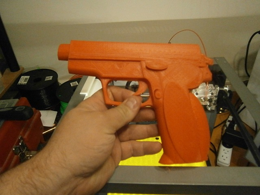 treinamento pistola by anonch adereços cosplays réplica arma fogo 3d print model - Mito3D