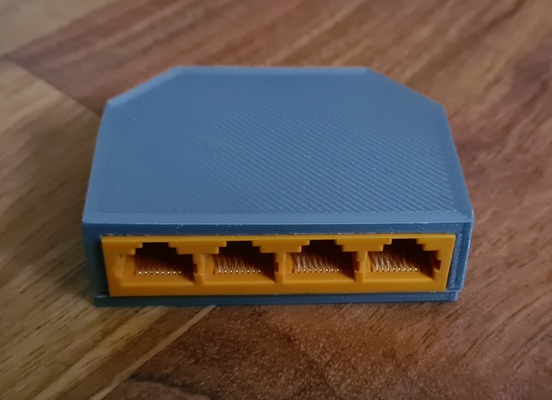 krabi ka ön rj45 kutu by yumuşak hobi kendin yap elektronik 3d print model - Mito3D