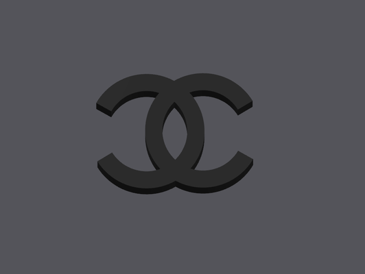 chanel by biffigsten kunst zeichen logos logo emblem schmuck mode 3d print model - Mito3D