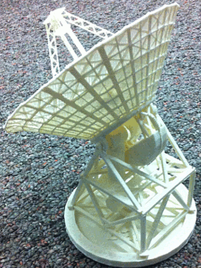 nasa trave guia ondas profundo espaço estação antena by chris miniaturas dsn 3d print model - Mito3D