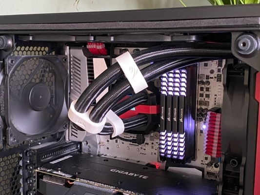 corsair h100i v2 aio pipe hose spacer separator remixed by jamiemeek hobby & diy electronics 3d print model - Mito3D