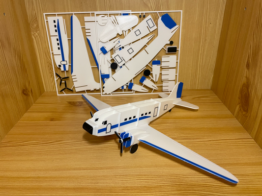 douglas dc 3 takım kart by soukup273 oyuncaklar oyunlar dekorasyon montaj dekor efsane uçak hediye hava eğlence gökyüzü havacılık kitcard dc3 3d print model - Mito3D