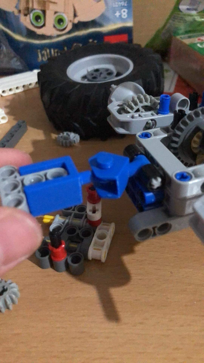 lego tractor hitch by sikajan toys & games 3d print model - Mito3D