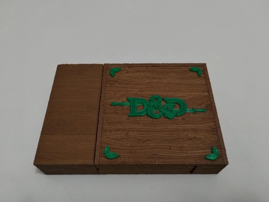 compacto madera dnd caja torre rastreador by gbadaboom juguetes juegos mazmorras dragones caso funda imán 3d print model - Mito3D