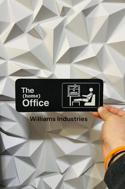 office sign- 3d version by williams industries household decor sign art wall 2d adapter 2024 decorationd decorations accessories accessory artistic creations ar t williamsindustries 3d print model - Mito3D