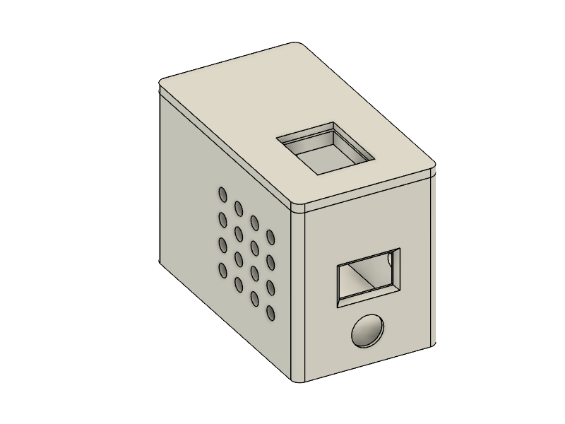 esp32 devkit v1 temperatura humedad sensor snap fit recinto caso funda by r3v pasatiempo bricolaje diy electrónica devkitv1 dht11 higrómetro encajar 3D print model - Mito3D