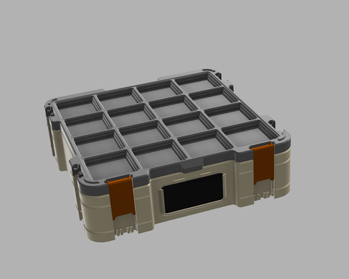 gridfinity armazenamento caixa remixado by ambossa3d ferramentas organizadores organizador caixas 3d print model - Mito3D