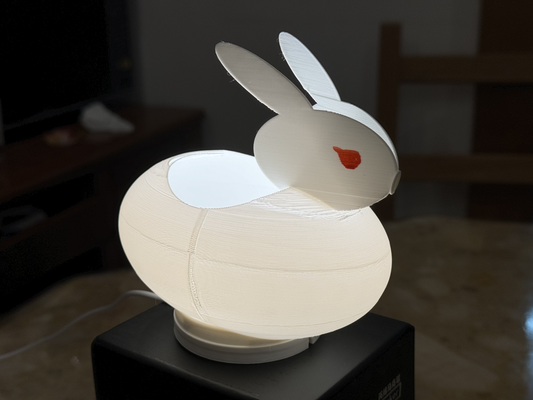 hase laterne traditionell festival dekoration by nutzer 1644555195 haushalt feierlichkeiten china chinesisch monat of mond kalender süd jiangsu spielzeug lampe volk zoll tradition tier 3d print model - Mito3D