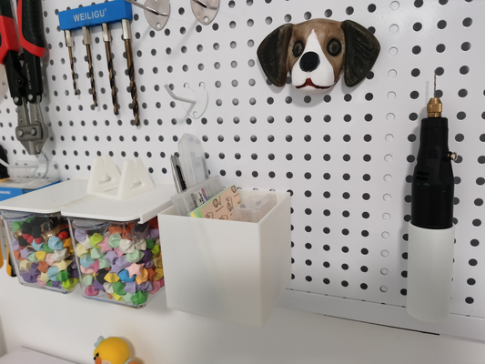 ikea caverna prato armazenamento caixa by 3d ferramentas organizadores pegboard 3d print model - Mito3D