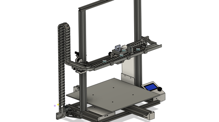 ender 3 pro extensor cable cadena by usuario 2710989035 3d impresora partes 3d print model - Mito3D