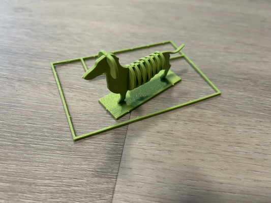 salchicha perro tarjeta equipo tejonero by zen 3d juguetes juegos rompecabezas juguete 3d print model - Mito3D