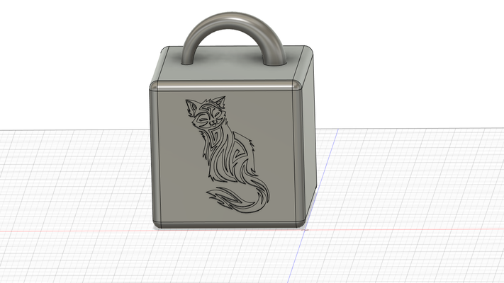 gato caixa by wilhelm casa decoração lixo bolsa catbox lata lixo 3d print model - Mito3D