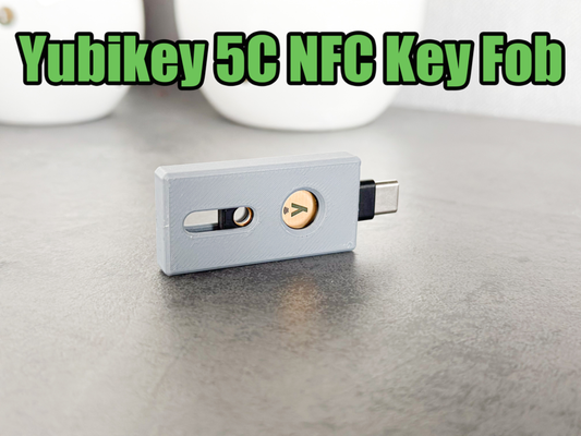 yubikey 5c nfc anahtar fob durum kılıf schl sselanh zenci by winni118100 araçlar gadget'lar anahtarlık usbc güvenlik 3d print model - Mito3D