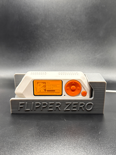 flipper zéro supporter by 3dprintadventures outils organisateurs étui flipperdevboard mise charge flipperzéro support pirater 3d print model - Mito3D