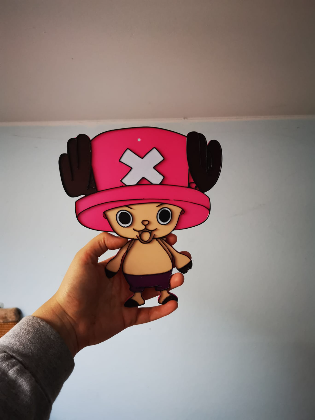 tony chopper parete arte decorazione by kris95 moda gioielleria pezzo anime carina cervo 3D print model - Mito3D