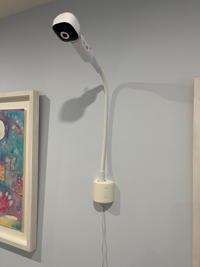 hubble nursery pal skyview baby monitor wall bracket mount by stevef hobby & diy electronics 3d print model - Mito3D