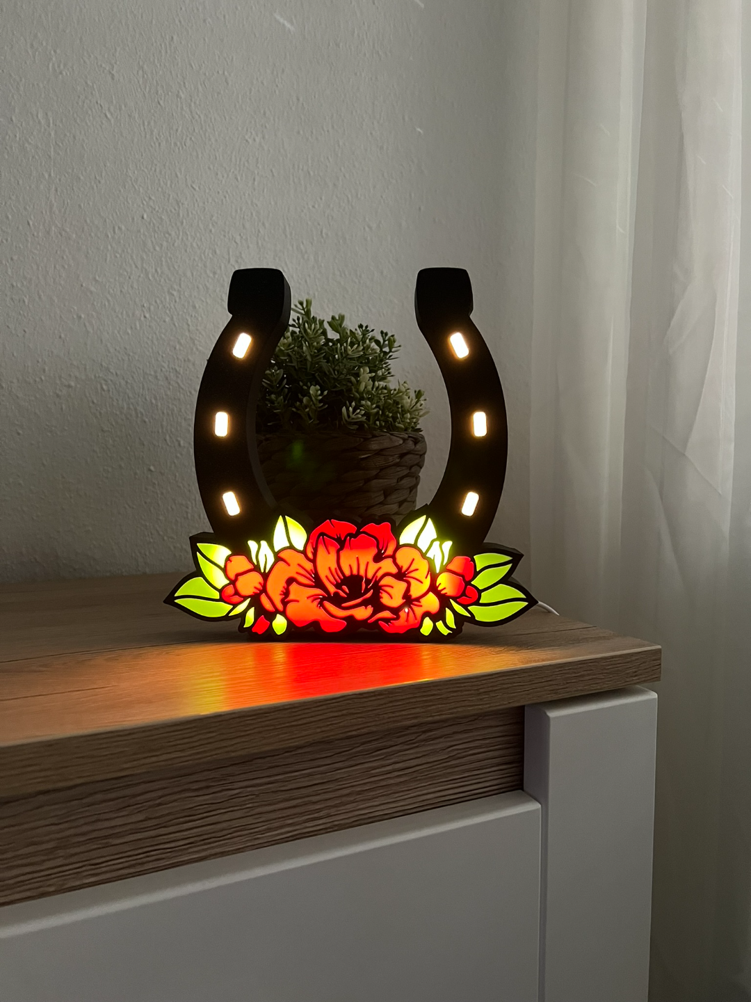 moderno herradura led by tuenn casa decoración ligero lámpara caja diseño diseñador arte ligera licht 3D print model - Mito3D