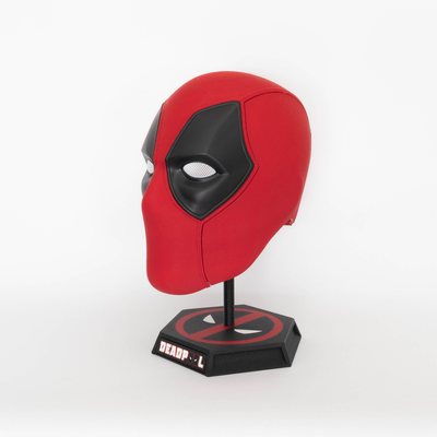 deadpool maske temel ayakta durmak hayret by vahşi kurt 3d sahne cosplays maskeler kasklar marvel çizgi romanları tasarım kahraman 3dprint bambulab ams bambu renkli 3d print model - Mito3D