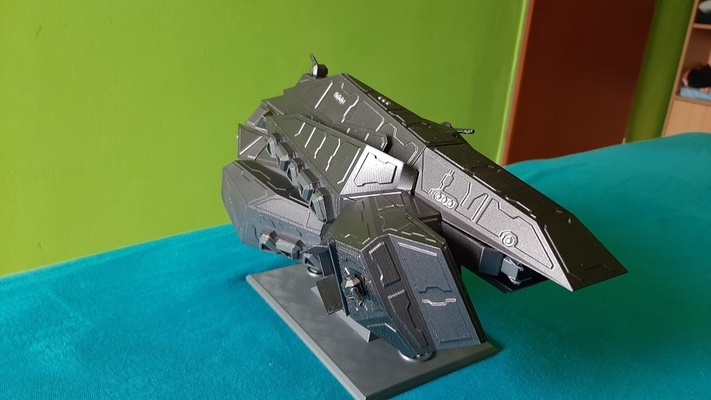 amun ra class stealth frigate expanse by martintaichl hobby & diy vehicles ship space star anubis thingiverse 3d print model - Mito3D